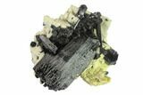 Black Tourmaline (Schorl) Crystals with Orthoclase - Namibia #132224-1